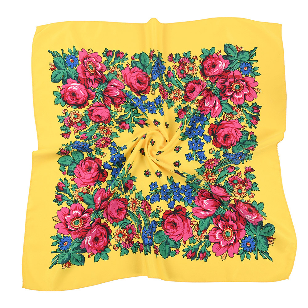 70*70cm gaya Rusia syal perseg - Bandana Cotton ulasan dan harga