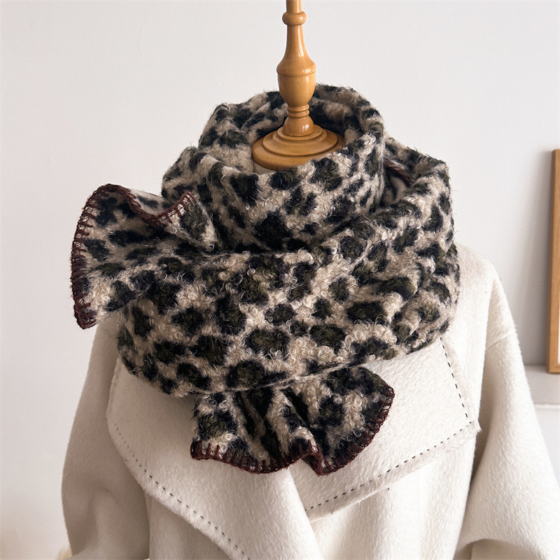 Syal Leopard Musim Gugur Musim - Pashmina Wrap Large ulasan dan harga