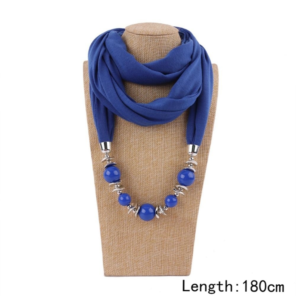 Kalung Syal Chiffon Baru Berhi - Infinity Scarf Knit ulasan dan harga