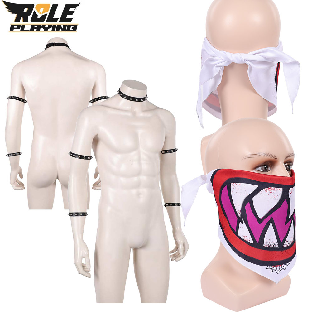 Bowser Jr Cosplay Syal Masker  - Ascot Neck Scarf ulasan dan harga