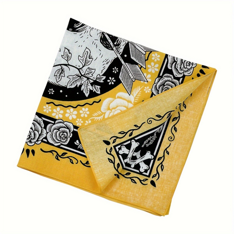 Skull Arrow Retro Headscarf Sq - Bandana Cotton ulasan dan harga