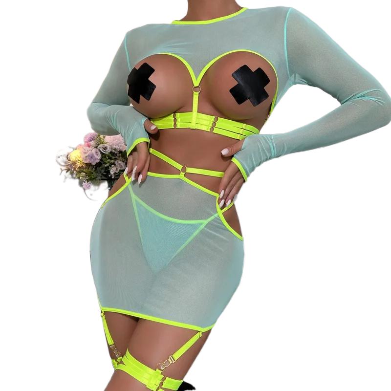 Bikini Fashion Lingerie seksi  - Silk Tie Striped ulasan dan harga