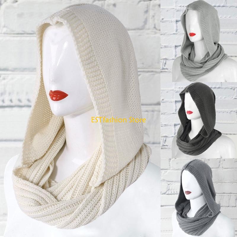 Y5GC Tudung Rajut Musim Dingin - Infinity Scarf Knit ulasan dan harga