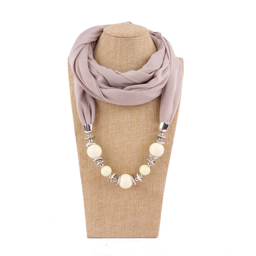 Kalung Syal Chiffon Baru Berhi - Infinity Scarf Knit ulasan dan harga